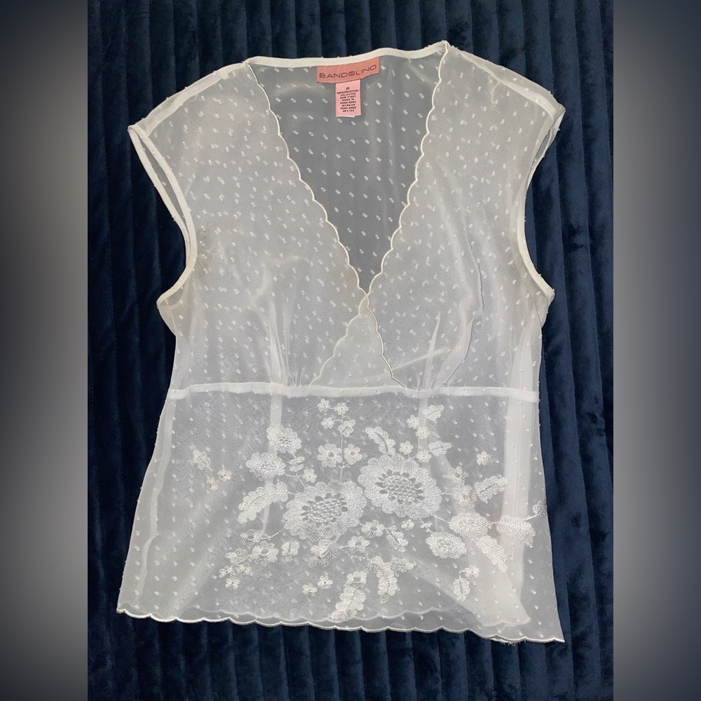 Vintage lace vest